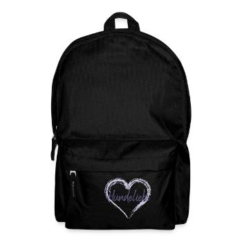 Hundeliebe - Rucksack - Schwarz - Vorne