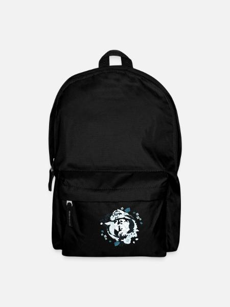 Japanese art - armadillo - Backpack - black