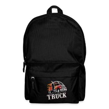 Camionneur Semi Truck Trucker - Sac à dos - noir - Devant