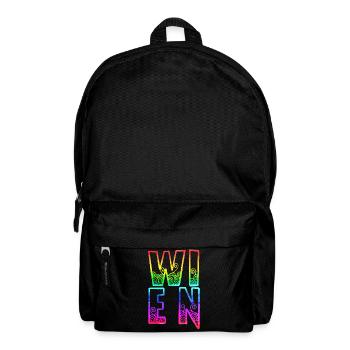 wien rs rainbow - Backpack - black - Front