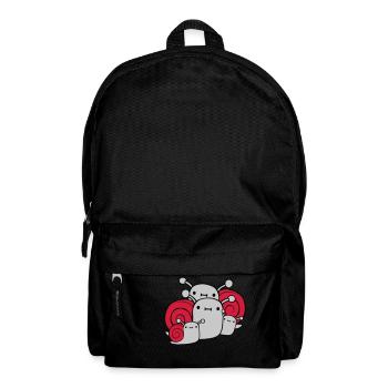 Parents Children Snails - Backpack - black - Front