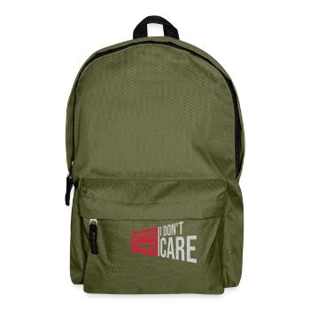 Breaking news don t - Rucksack - Olivgrün - Vorne