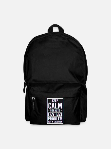 Problem Nicht mein Problem Das Problem - Rucksack - Schwarz