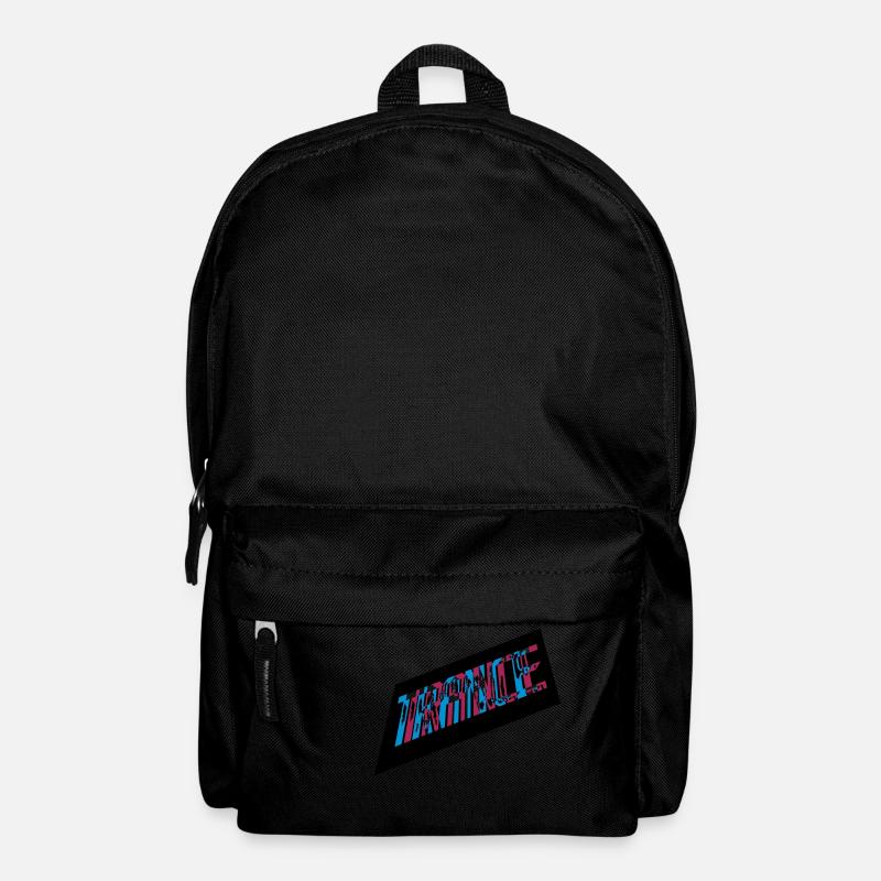 3D Effekt Trance Design - Rucksack - Schwarz
