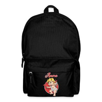 Liebesengel Zeichen der Liebe Romantik Geschenk - Rucksack - Schwarz - Vorne