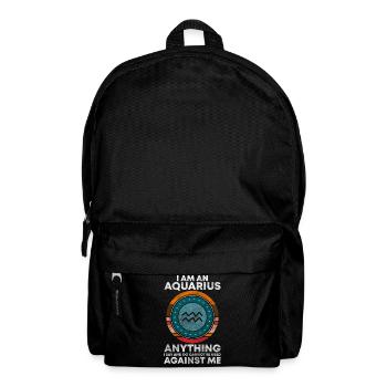 Sternzeichen Januar Astrologie Geburtsmonat - Rucksack - Schwarz - Vorne