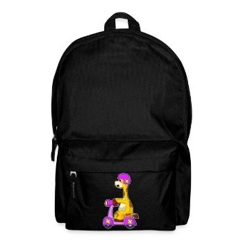 Giraffe Scooter - Backpack - black - Front