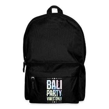 Bali Party Vibes - Backpack - black - Front
