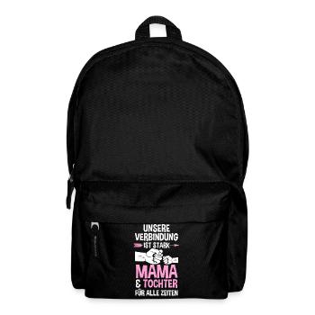 Mutter Muttertag Mama und Tochter - Rucksack - Schwarz - Vorne