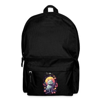 Gothic Katze Mystisches Katzenliebhaber Design - Rucksack - Schwarz - Vorne