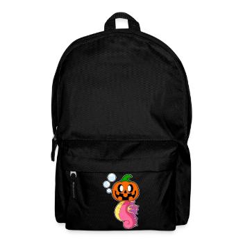 Hippocampe Halloween citrouille - Sac à dos - noir - Devant