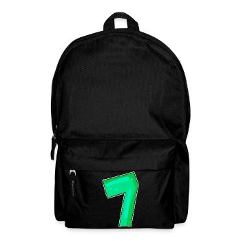 Number 7 Number Seven - Backpack - black - Front