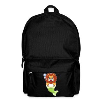 Lion Mermaid - Backpack - black - Front