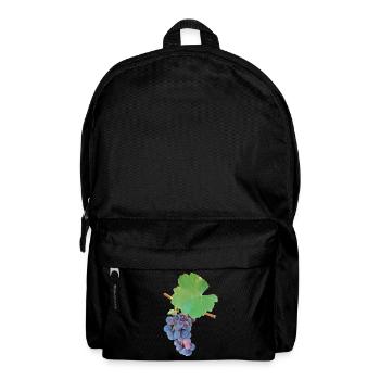 Grapes – fruity elegance - Backpack - black - Front