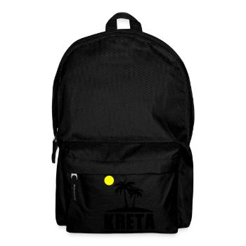kreta - Rucksack - Schwarz - Vorne
