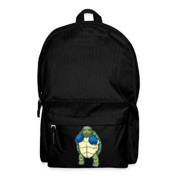 Turtle Boxer Boxing Gloves Boxing - Backpack - black - Front
