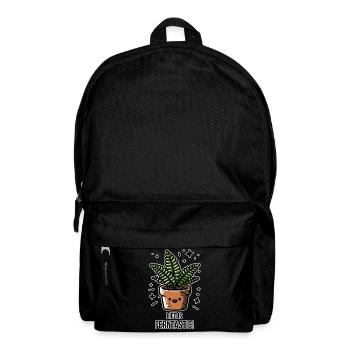 Das Leben ist ferntastisch - Rucksack - Schwarz - Vorne