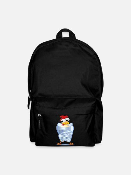 HÜHNER HÜHNERSTALL - HERBST WINTER - Rucksack - Schwarz
