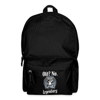 Old No Legendary Owl Birthday - Backpack - black - Front