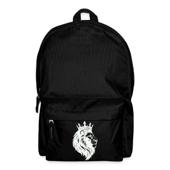 Löwe König Krone - Backpack - black - Front