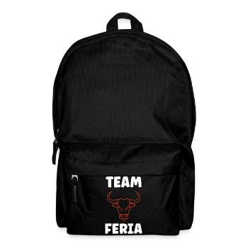 Tête de taureau emblématique pour feria - Sac à dos - noir - Devant
