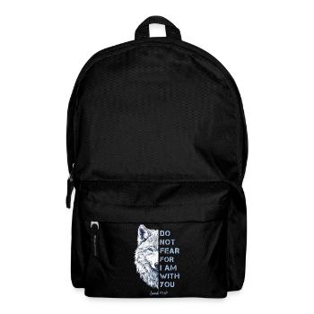 Religious Quote Bible Verse - Backpack - black - Front