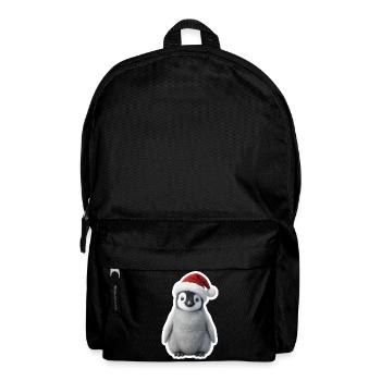 Little penguin in winter magic - Backpack - black - Front