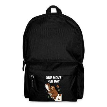 Sloth Bouldering: One Move Per Day Design - Backpack - black - Front