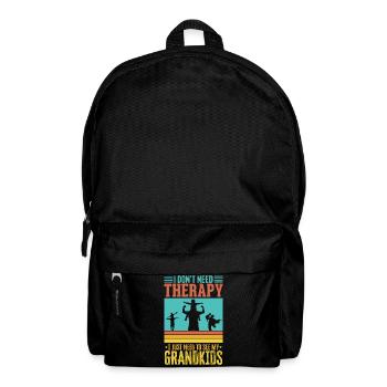 Grandpa And Grandkids Love Unbreakable Bond Best - Sac à dos - noir - Devant