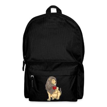 Lion Coffee Mug - Backpack - black - Front