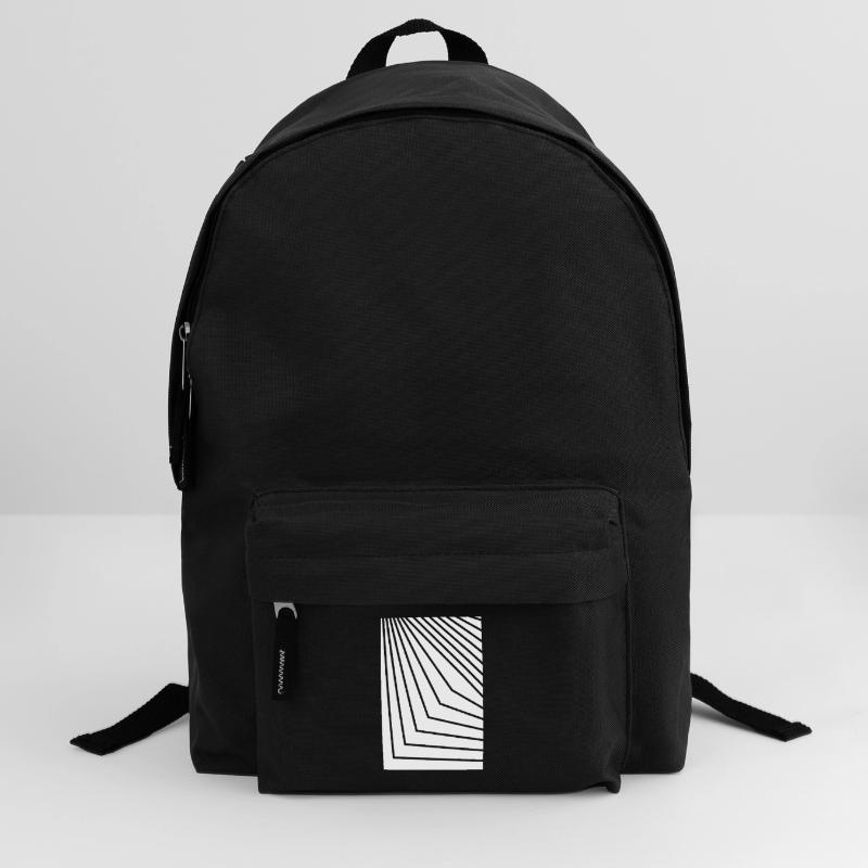 Angular Concentric Lines Backpack