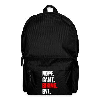 Nope can't biking bike mountain bike downhill - Backpack - black - Front