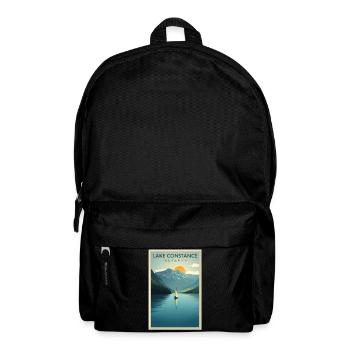 Lake Constance | Vintage Travel Poster - Rucksack - Schwarz - Vorne