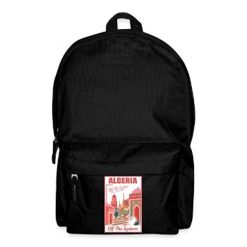 Algeria Off The System – Colorful Landscape - Backpack - black - Front