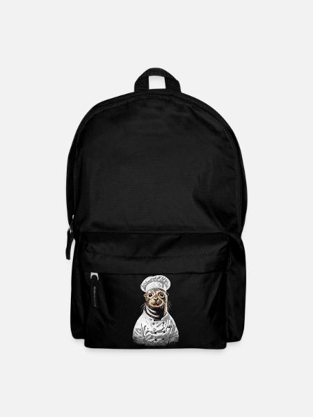 Robbenkoch - Rucksack - Schwarz