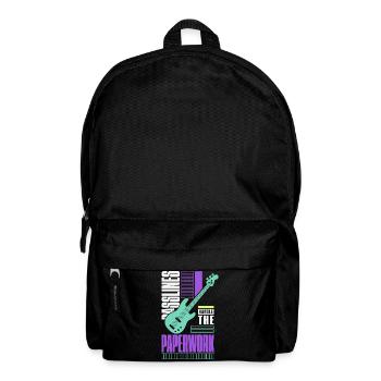 E-Bass – Basslines Handle the Paperwork - Rucksack - Schwarz - Vorne