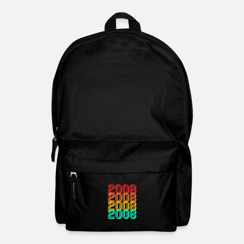 2008 Kinder Junge Mädchen 2008 geboren Geschenk - Rucksack - Schwarz