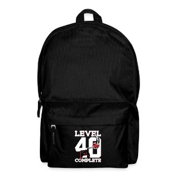 40ÈME ANNIVERSAIRE NIVEAU 40 JEU COMPLET - Sac à dos - noir - Devant