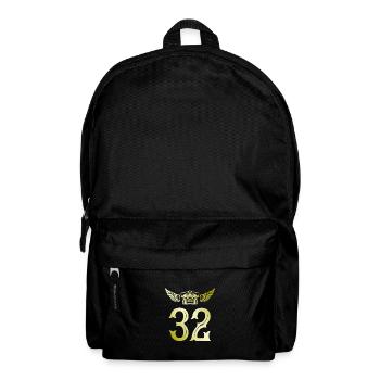 32 Number crown - Backpack - black - Front