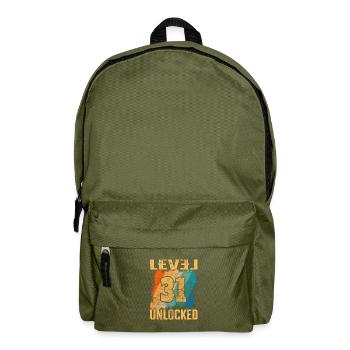 Niveau cadeau d’anniversaire débloqué 31 ans - Sac à dos - vert olive - Devant