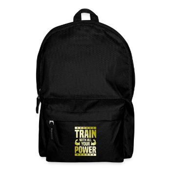 training fitness power - Rucksack - Schwarz - Vorne