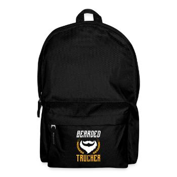 Dicton de barbe complète de camionneur - Sac à dos - noir - Devant