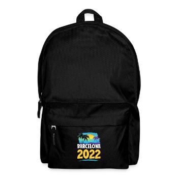 Barcelona 2023 - Rucksack - Schwarz - Vorne