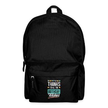 Birthday Greetings - Backpack - black - Front