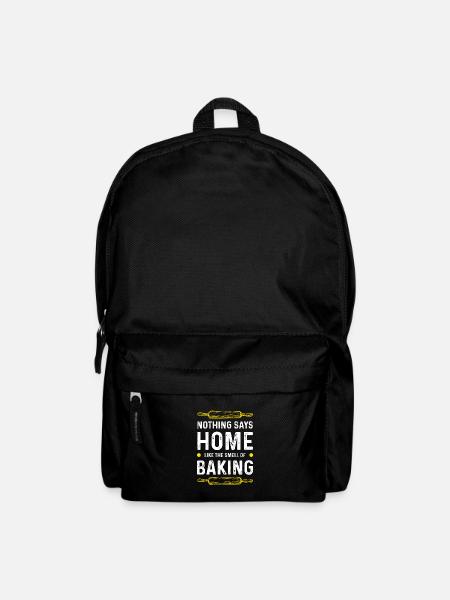 zuhause backen - Rucksack - Schwarz