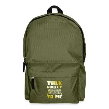 Field hockey sport - Backpack - olive green - Front
