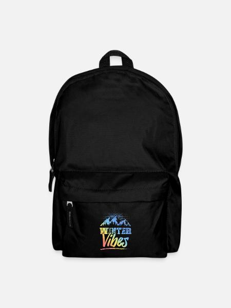 Winter Vibes - Rucksack - Schwarz