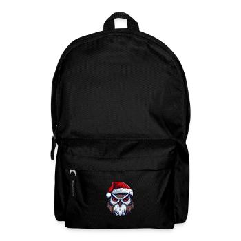 Owl Head Christmas Xmas - Backpack - black - Front