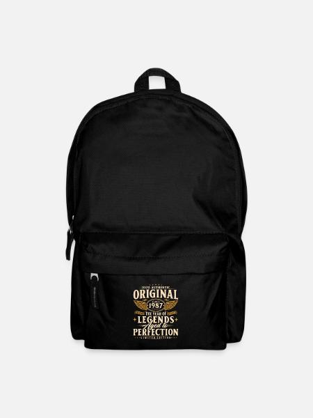 Original 1987 Vintage Born Cadeau d’anniversaire - Sac à dos - noir
