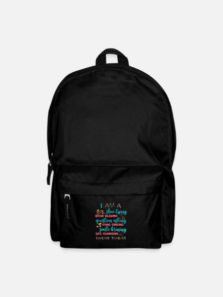 Kindergärtnerin Tagesmutter Erzieher - Rucksack - Schwarz